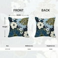thumbnail image 5 of Chinoiserie Pillow Covers 18x18 Set of 2,Peony Floral Pillow Covers Outdoor Decorative Linen Pillow Covers for Couch Bed Sofa Cushion Farmhouse Pillowcases, 5 of 6