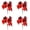 Red-4pc, variant on 4PCS Mixed Color Artificial Maple Leaf Stems, Bendable Trimmable Silk Fake Foliage for DIY Craft, Home Garden Office Fall Decoration