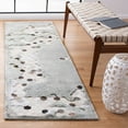 thumbnail image 2 of SAFAVIEH Manhattan Atanas Abstract Runner Rug, Grey/Ivory, 2'3" x 8', 2 of 7