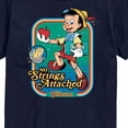 thumbnail image 3 of Pinocchio - No Strings Attached - Men's Short Sleeve Graphic T-Shirt, 3 of 5