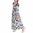 thumbnail image 5 of EnJoCho Girls Floral Dress Spring Summer Long Sleeve Waist Dress Children Cute Comfortable Long Dress Casual Dress, 5 of 8