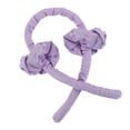 thumbnail image 3 of Vogacara Cinta para rizar el cabello, rodillo para el cabello de espuma sin calor, pinza para el cabello, diadema envolvente portátil reutilizable, Cuidado del cabello Violeta Vogacara CE000686-02, 3 of 6