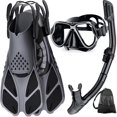 thumbnail image 1 of Equipo de Snorkel Zenoplige con Máscara, Aletas y Tubo para Adultos, 1 of 8