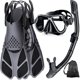 thumbnail image 1 of Equipo de Snorkel Zenoplige con Máscara, Aletas y Tubo para Adultos, 1 of 8