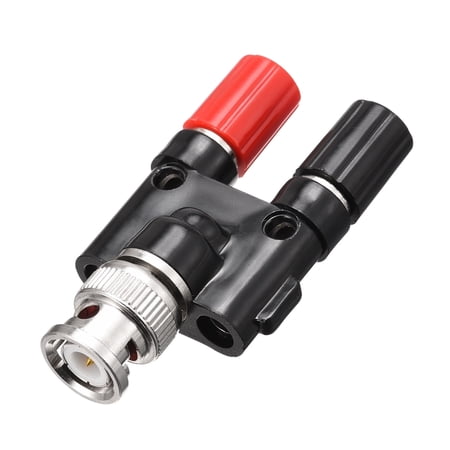 Uxcell Terminal Binding Post Amplifier BNC to Dual Banana Socket Screw Cable Connector Black Red price history on PriceWatchPro
