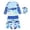 Blue4-d, variant on MuXiKeJi Clothes Kid Swimsuits with Shorts Casual Swimwear Set Boys Swim Shirt and Shorts Set Toddler Boys Bathing Suit