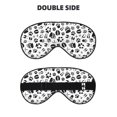 thumbnail image 2 of Disketp Black Footprints Print Sleep Mask-Eye Mask for Sleeping,Comfortable & Super Soft Eye Mask with Adjustable Strap,Travel Eye Mask, 2 of 7