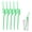 Green, variant on Aximioll Dark Blue Spiral Drinking Straw 10.24 in, Food-Safe Curled Twist Body with Smooth Rounded Sip Tip, Fun Novelty Sipping Tube for Drink Tumblers and Party Cups