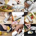 thumbnail image 4 of Rallador de queso y rallador de limón, fabricado en acero inoxidable y con mango de goma suave, accesorio de cocina multiusos, fácil de usar y apto para lavavajillas Rojo Verde Cocina, Decoración y Otros, 4 of 5