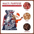 thumbnail image 7 of Fuzoiu Mallard Duck With American Flag Print Christmas Gift Bag,Burlap Gift Bag with Drawstring Closure & Hang Tag,Perfect for Holidays, Birthdays, and Special Occasions-Medium, 7 of 7