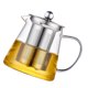 thumbnail image 5 of EeaseMX Tetera de vidrio de 550 ml, resistente al calor, de acero inoxidable, con infusor y colador, gran capacidad, para té perfumado y café., 5 of 7