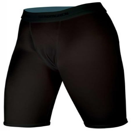 Sliding Pad Short - Stromgren Patented Low Rider Low Rise 7-Inch Inseam Compression Sliding Short with Foam Pads (Black, X-Small)