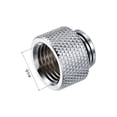 thumbnail image 3 of Male to Female Extender Fitting G1/4 x 10mm for Computer Water Cooling System Silver 4pcs, 3 of 6