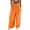 Orange, variant on Clearance Women's Casual Pants,Women's Cargo Pants Baggy Wide Leg Pants Black Loose High Waist Sweatpants Multi Pockets