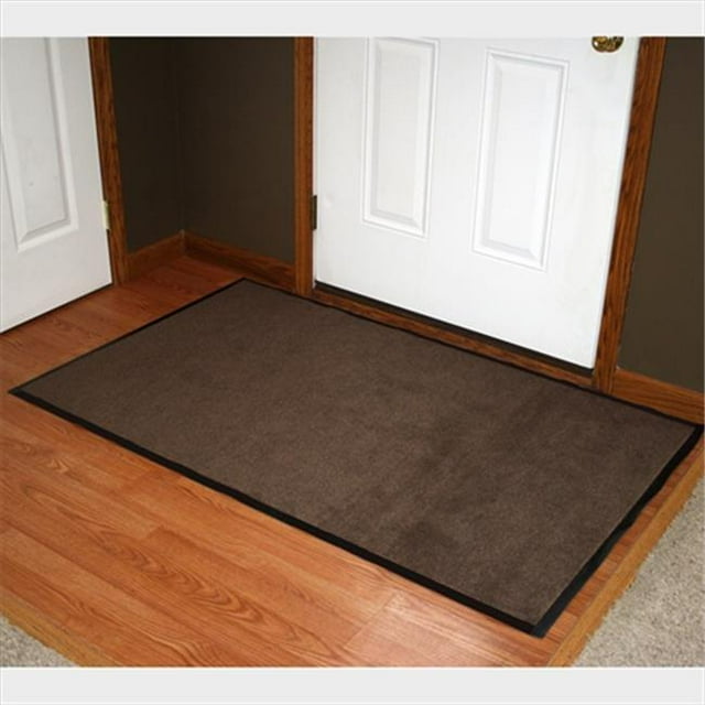 Durable Corporation 654S0023BN 2 Pi L x 3 Pi L Wipe-N-Walk Tapis d'Entrée Brun