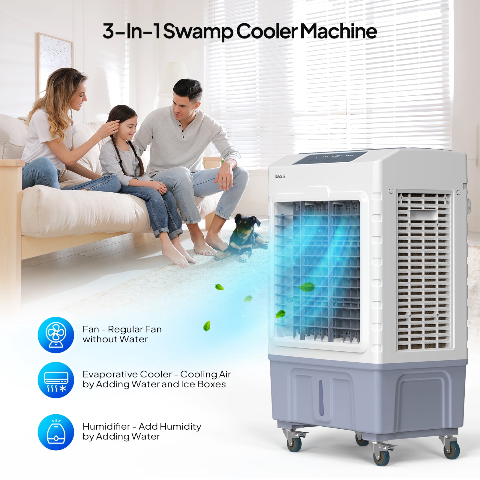 ROVSUN Portable Air Conditioners, White