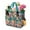 flowers02, variant on Bright Flowers Garden Tools Bag, Water-proof Oxford Garden Tote Home Organizer Gardening Tool Bag Kit Holder with 8 Pockets for Indoor and Outdoor Gardening(Tools Not Included)