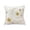 A003- White, variant on Middle Eastern Festival Pillow Cover, White Throw Pillowcase with Golden Moon and Stars Embroidery for Home Sofa, Bedroom, Living Room Decor - 1PC Cushion Cover without Insert for Festival