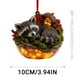 thumbnail image 2 of Adornos navideños, adornos navideños, regalos navideños, decoración de animales del bosque de 10 cm, colgante para árbol de Navidad, regalo navideño., 2 of 5