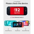 thumbnail image 2 of [2-Pack] Screen Protector Tempered Glass for Nintendo Switch 2 8", Case Friendly Full Screen Transparent HD Clear Anti-Scratch Anti-Fingerprints Screen Protector for New Switch 2 Accessories, 2 of 6