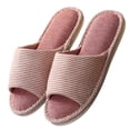 thumbnail image 3 of 1 Pair Indoor Slippers Women Slippers Comfortable House Slippers Cloth Slippers, 3 of 7