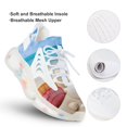 thumbnail image 3 of Seashell On The Beach Fashion Women's Nurse Shoes Casual Flat Sneaker Print Ladies Lace Up Light Walking Shoe Breathable Footwear, 3 of 8