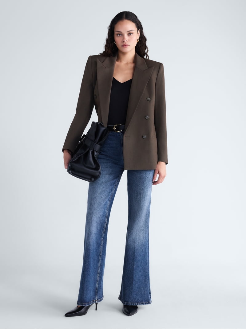 Scoop Double Breasted Blazer, Pink, XXL, 68% Polyester - Walmart.com