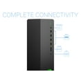 thumbnail image 3 of HP Pavilion TG01 Gaming Desktop, AMD Ryzen 5 5600G Upto 4.4GHz, 32GB RAM, 1TB NVMe SSD, AMD Radeon RX 5500, HDMI, VGA, Card Reader, Wi-Fi, Bluetooth, Windows 10 Home, 3 of 7