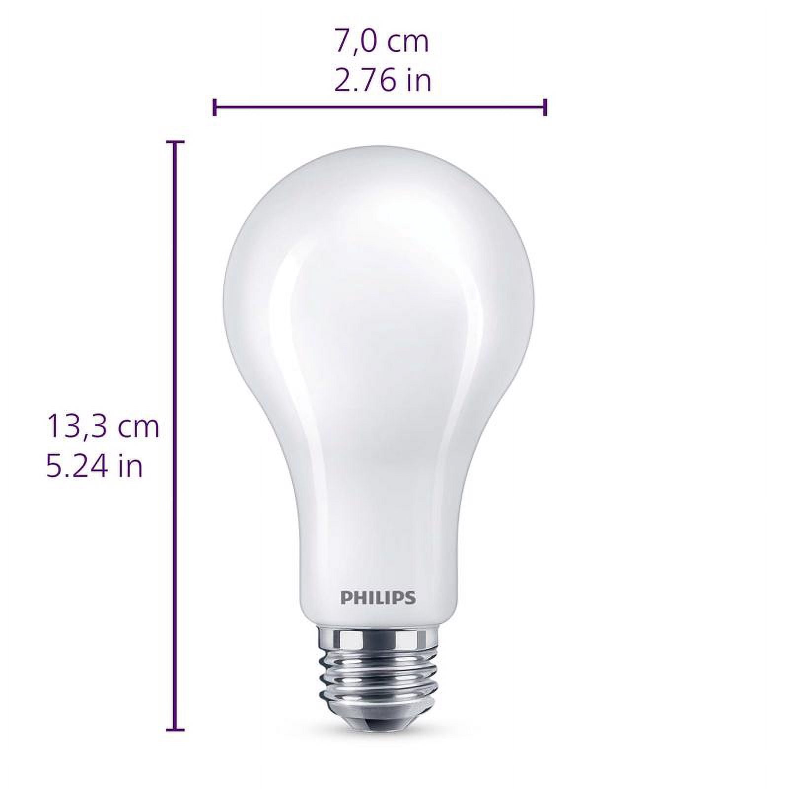 Philips A21 E26 (Medium) LED Bulb Soft White 100 Watt Equivalence 1 pk