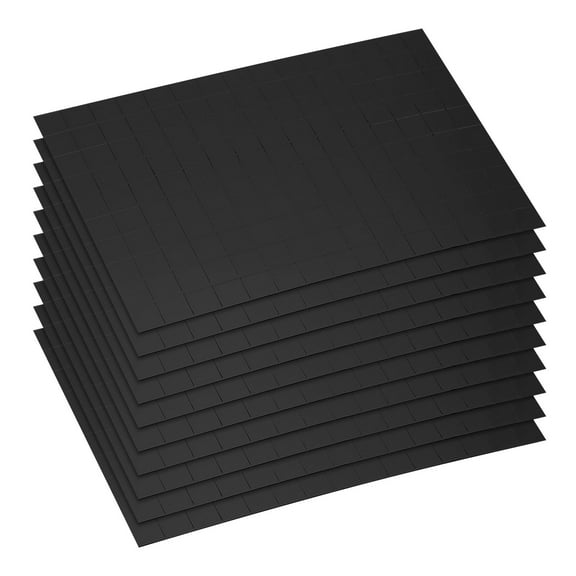 Uxcell 1500pcs Self Adhesive Mirrors Mosaic Tiles 10 x 10 mm Mini Square Acrylic  Disco Ball Tiles Sticker, Black