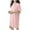 Pink, variant on T-Shirt Dress for Women Summer Nightgown Casual Short Sleeve Pajama Dress Crewneck Soft Nightwear with Built-In-Bra
