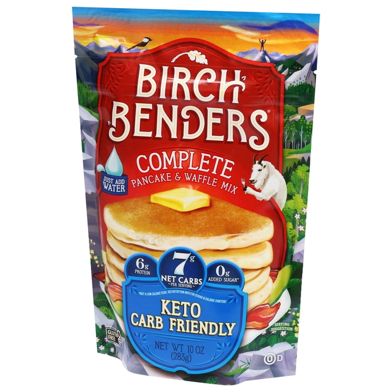 keto×WBA Dirty Mac 5連バングル Birch Benders Keto Pancake & Waffle Mix, 10oz - Low Carb, Gluten