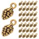 thumbnail image 2 of 100 piezas de colgantes de piña de aleación retro, accesorios para hacer joyas, colgantes con forma de piña, suministros para hacer joyas, dorados, 2 of 8