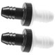 thumbnail image 3 of 2Pcs 3/8 inch 10Mm Inline Abs One Way Water Non Return Check Valve For Fuel Gas Liquid Air, 3 of 5