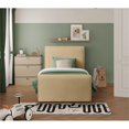 thumbnail image 4 of Meridian Furniture Lit Jumeau en Velours Camel Sloan, 4 of 9