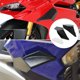 thumbnail image 3 of 2 uds Alerones universales para motocicleta Macarena ABS Negro Alas de motocicleta, 3 of 7