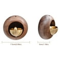 Wooden Doorbell Wind Chimes Paste Doorbell Room Porch Garden Backyard