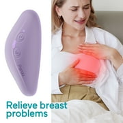Paruu Warming 2-in-1 Lactation Massager, Multiple Modes of Heat + Vibration for Clogged Milk Ducts, Improve Milk Flow, Breast Engorgement