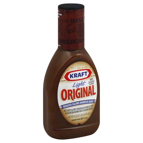 Kraft Light Original Barbeque Sauce 16 2 Oz Walmart Com Walmart Com