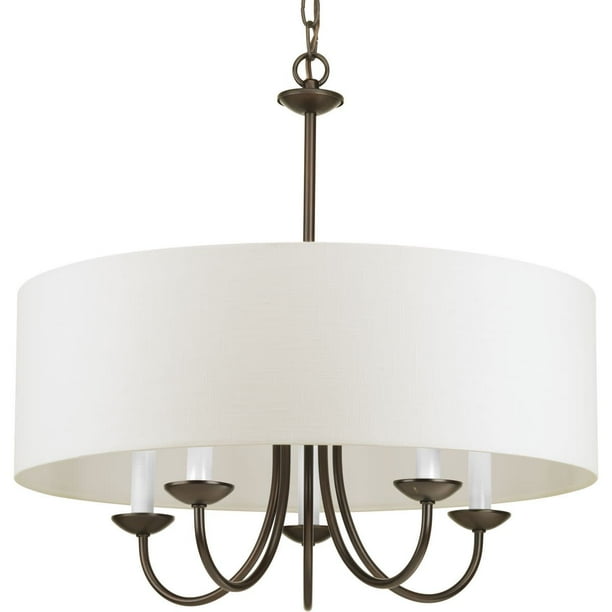 Drum Shade Five Light Chandelier Com Drum Shade Five Light Chandelier, Drum Shade Chandelier With Chain