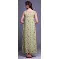 thumbnail image 2 of Bimba Robe de Nuit Maxi en Rayonne pour Femmes, Imprimée, Sans Manches, Robe de Nuit Maxi TP, 2 of 5