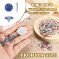 thumbnail image 2 of Uxcell 16800 Pcs Wedding Table Scatter Confetti Diamond, 3mm Mini Crystals Acrylic Fake Diamonds Rhinestones for Table Centerpiece Decorations Vase Filler Beads(Silver Dark Blue), 2 of 6