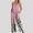 26-Pink, variant on Gaecuw Dressy Jumpsuit for Women 2023 Sleeveless Cold Shoulder Cami Overall with Pockets Square Neck Band Collar Solid Onesie One Piece Outfits Casual Pants Wide Leg Linen Summer Romper Calf Length