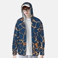thumbnail image 2 of Fotbe Giraffe Skin Chaqueta con Protección Solar UPF 50+ para Hombre y Mujer, Camisa con Capucha y Bolsillos-3X-Large, 2 of 7