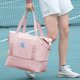 thumbnail image 3 of Bolsa de viaje plegable grande impermeable para mujer, rosa, 3 of 9