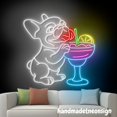 thumbnail image 4 of Handmadetneonsign Bulldog Margarita Neon Sign, Bulldog Margarita Wall Art Decor, Bar Pub Wall Decor 60790, 4 of 5