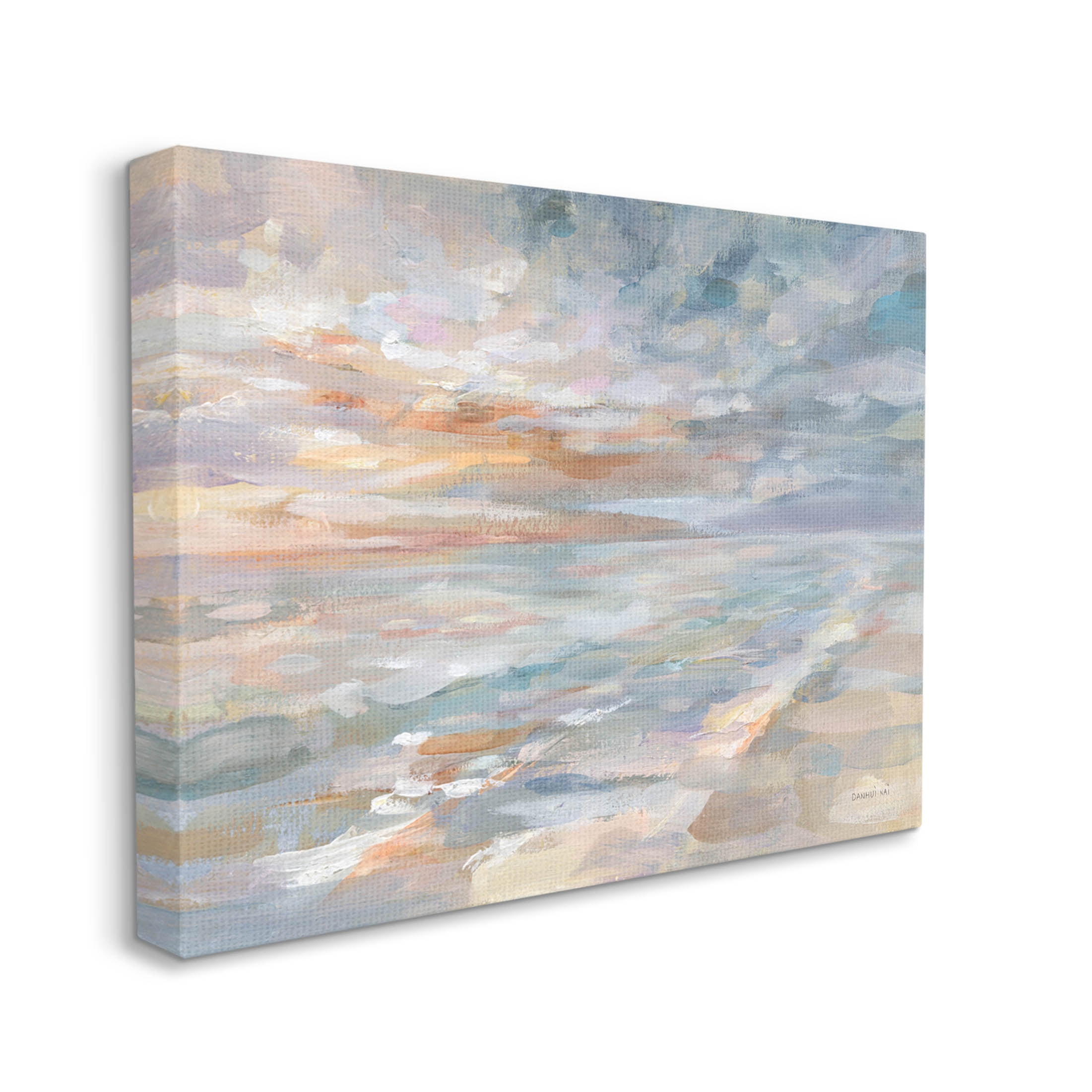 Stupell Industries Impressionist Horizon Sky Landscape Painting Gallery Wrapped Canvas Print Wall Art, Design by Danhui Nai