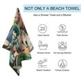 thumbnail image 3 of Anime My Hero Academia Beach Towel Microfiber Soft Absorbent Quick-Dry Bath Towel 130x80cm for Bathroom Shower Guests Pool Swimming Camp Holiday Gym for Kid Adult, 3 of 8