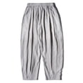 thumbnail image 5 of Zylarhe Casual Pants for Men Men's Wide Leg Harem Pants Casual Pants Girl Jelly Sandal, 5 of 5