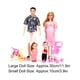 thumbnail image 4 of Juego De Juguetes Para Jugar A Las Casitas, Juego De Muñecas Familiares De Moda, Regalo De Navidad, Regalo De Cumpleaños Para Niños, 4 of 8